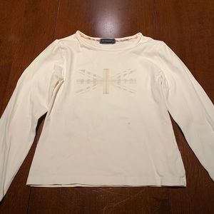 Burberry girls long sleeve t-shirt